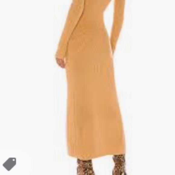 Long Sleeve Knit Sweater Button Down Maxi Dress - Picture 3 of 7